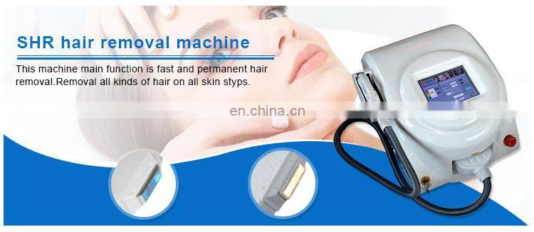 Professional approval China opt shr machine portable/opt shr hair remove machine