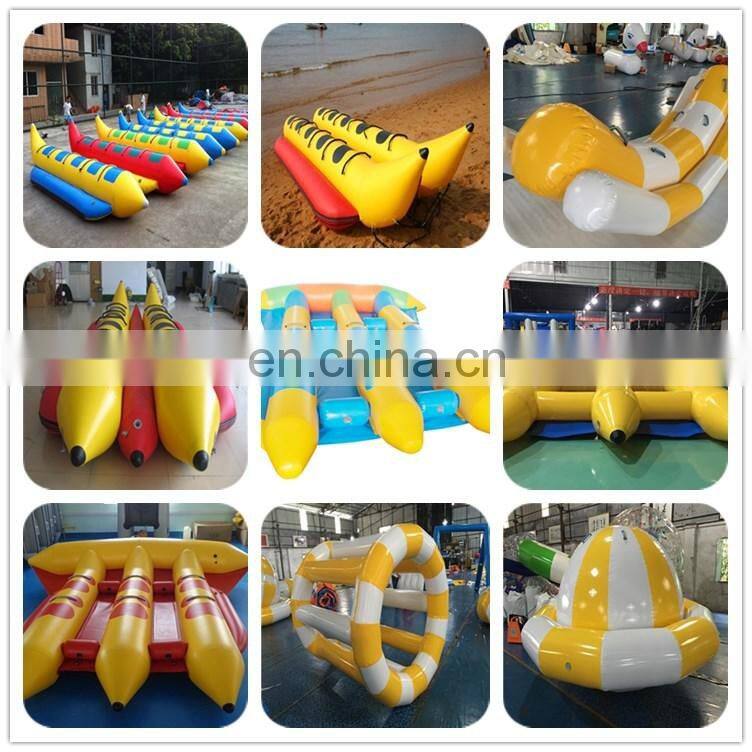 High quality factory price flying fish inflatable flying fishing fish banana tubes boat for sale