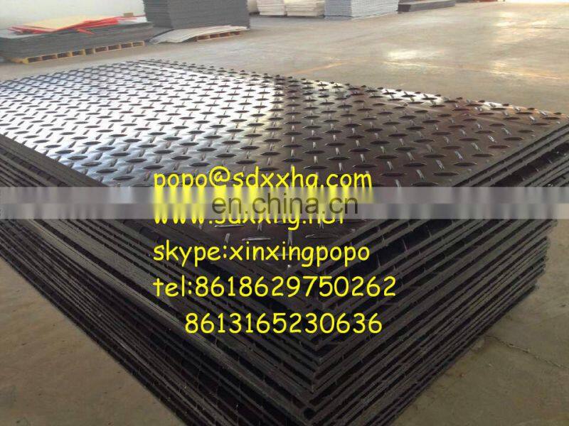 Heavy Duty HDPE Composity Plastic Tread Plate Ground Protection Mat