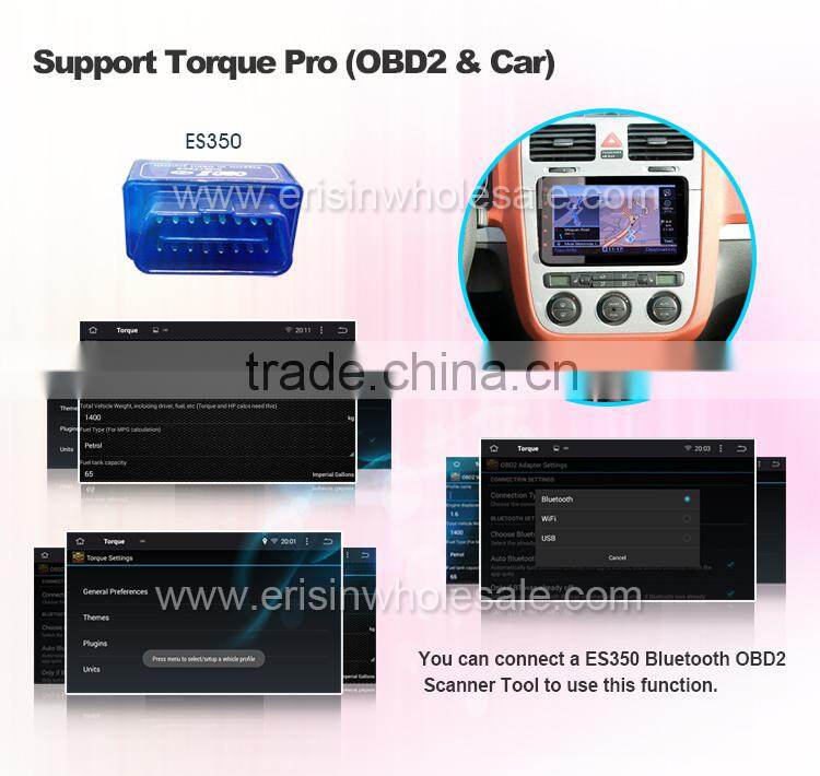 Erisin ES2802V 8" Jetta Tiguan Car Media System with GPS 3G WiFi