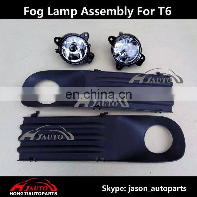 Front Bumper Fog lamp lights assembly Kits For VW Transporter T5 Multivan 2003-2009