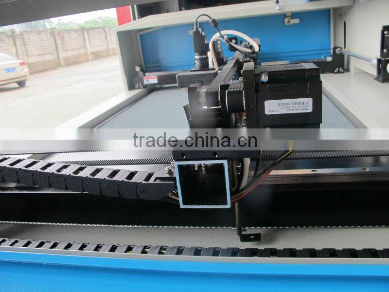 1000mmx800mm Fine and Precise Positioning Woven Labels Movable Exchanging working table laser cutting machine