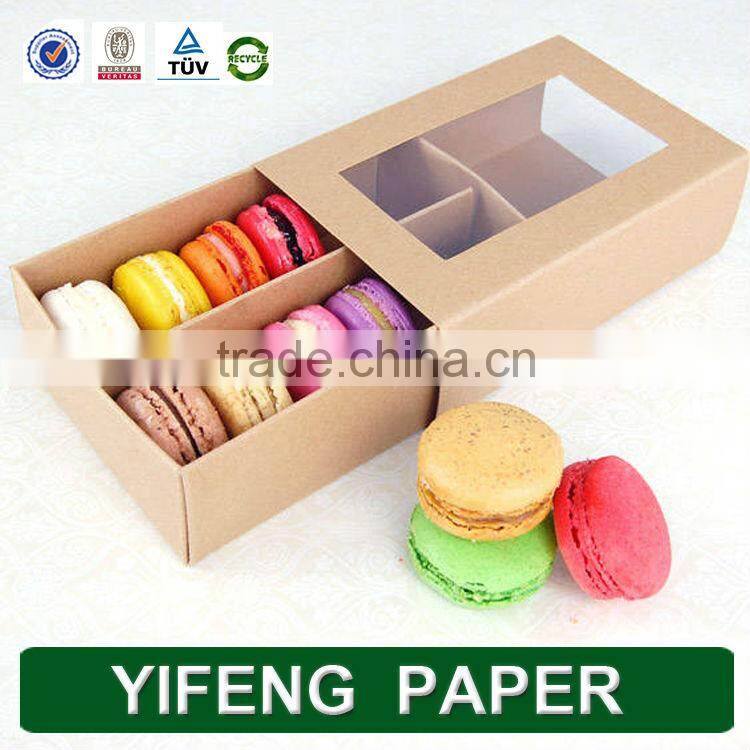 customized paper fashion macaron boxes packaging gift box for macaron