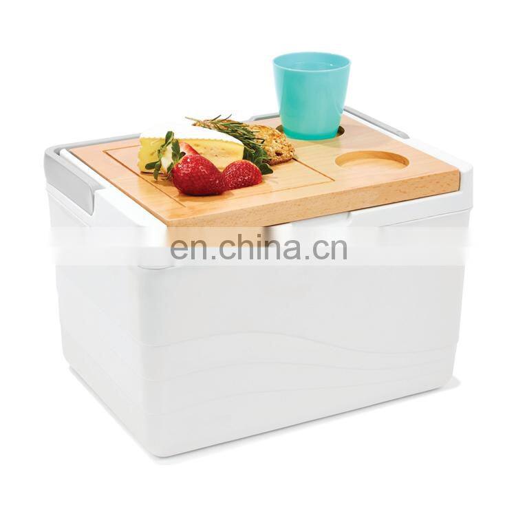 GINT 11L Made in China Camping Best Customer Cooler Box with Wooden Lid