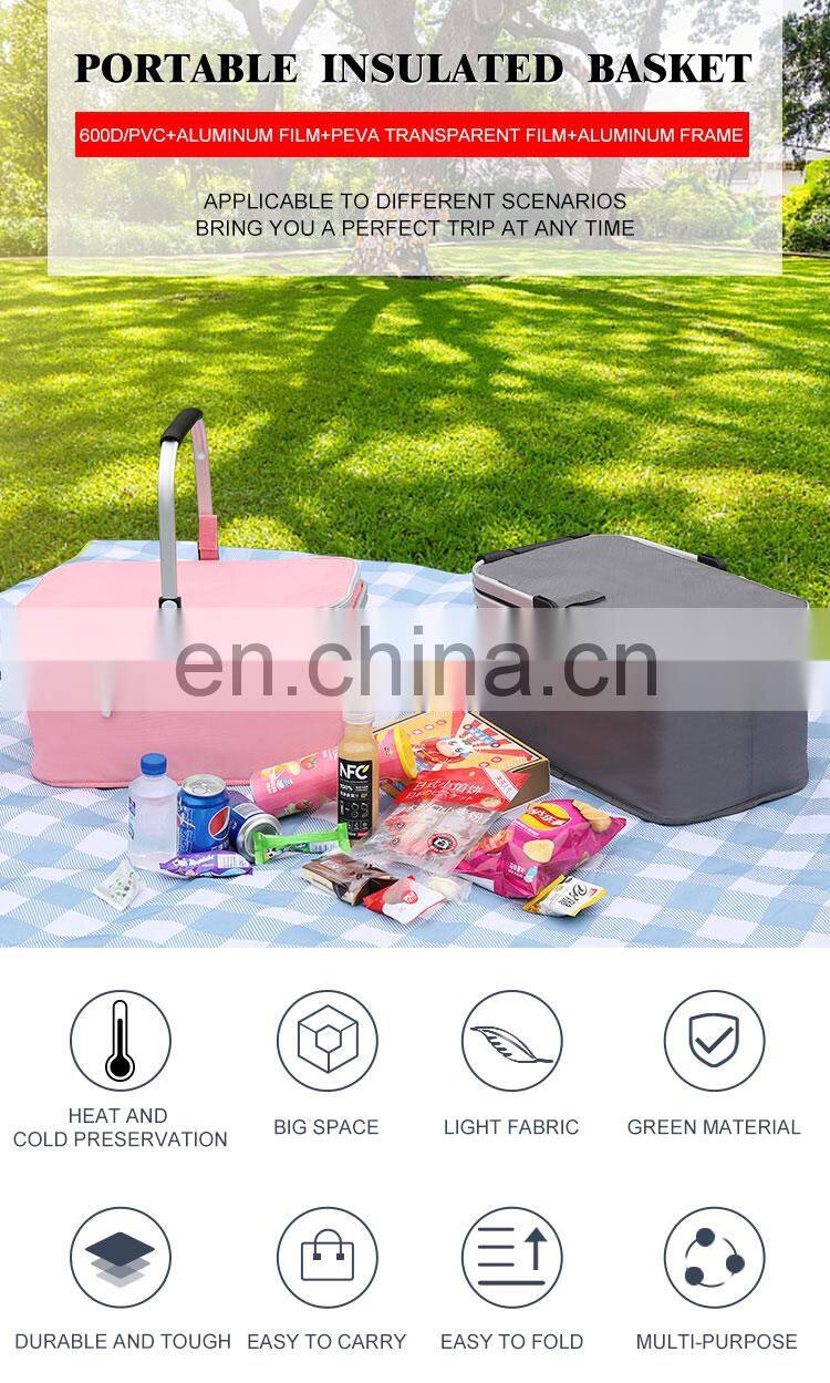 GINT 25L Picnic Home Garden 600D PVC Customer Color Food Wine Cooler Bag