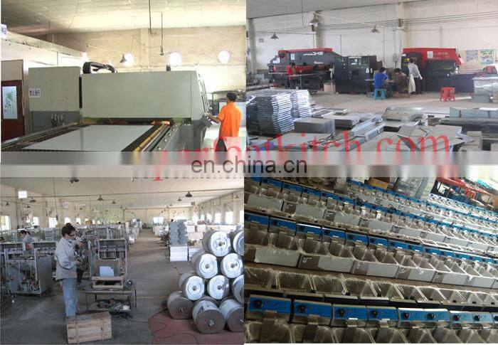 Table top Stainless Steel LPG Gas Griddle with 1/3 Grooved&2/3 Flat