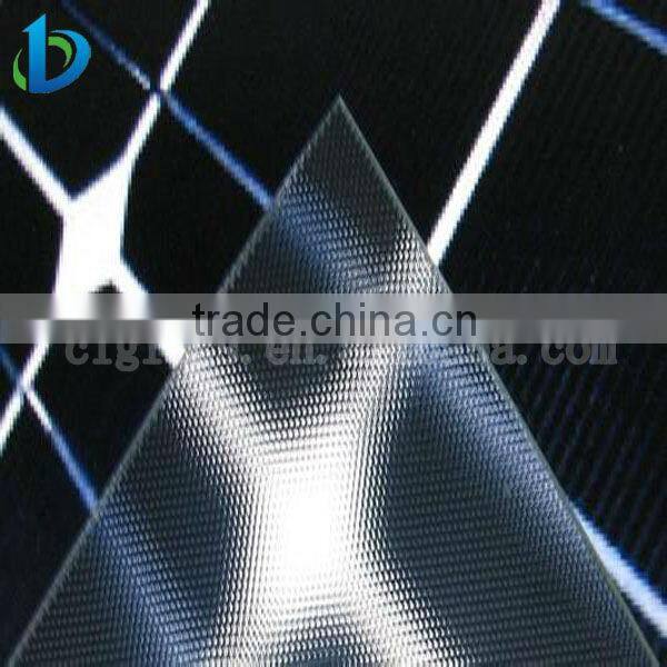clear solar panel glass