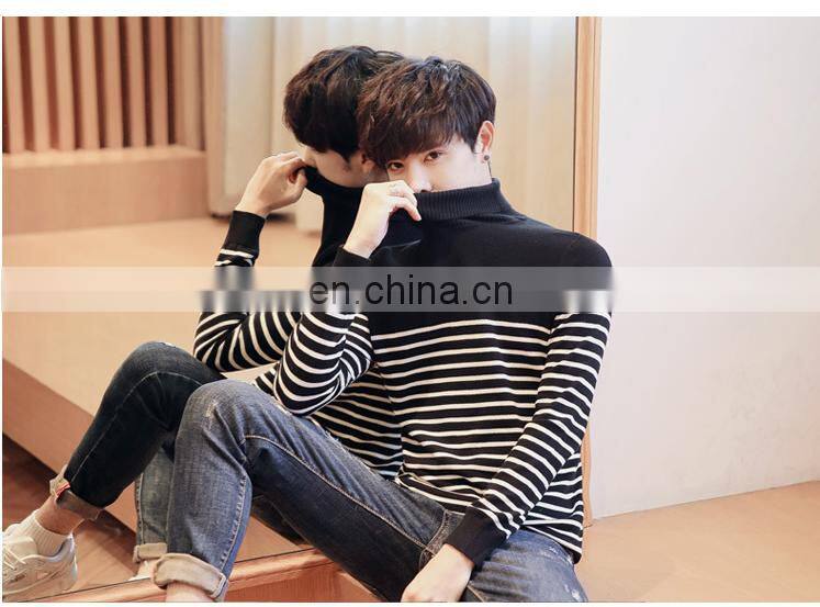 Factory direct sale fashion pullover fashion men's turtleneck sweater