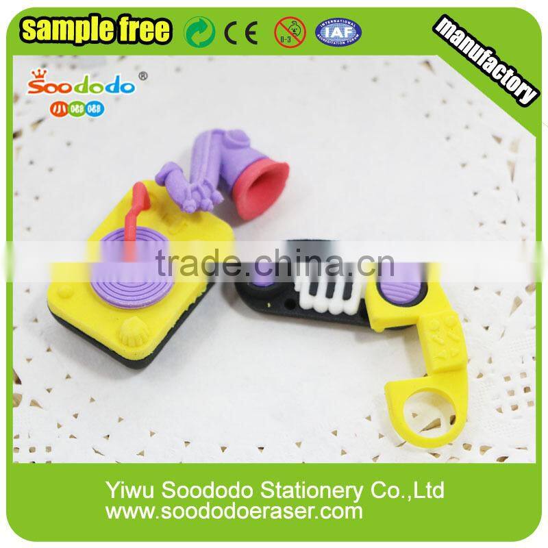 Musical Instruments Shaped Erasers for Kids