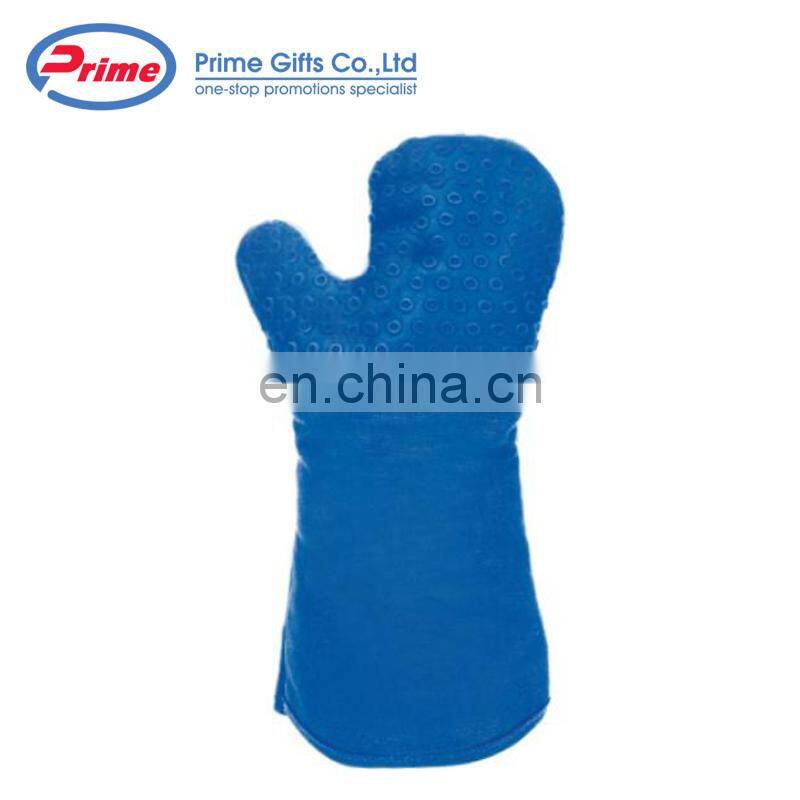 Promotional Soft Fabric Cotton Canvas Double Oven Glove Silicone