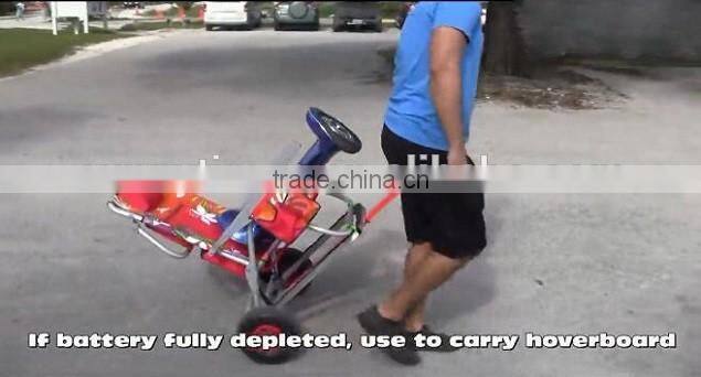 2016 New Arrival Multifunctional Hoverboard Cart, Two Wheels Aluminum Structural Frame Of Self Balancing Electric Scooter