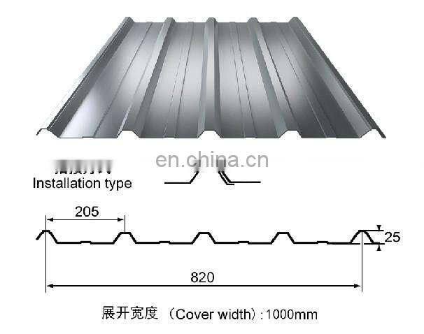 Prefabricated Warehouse Steel Building Corrugated Roof Sheeting
