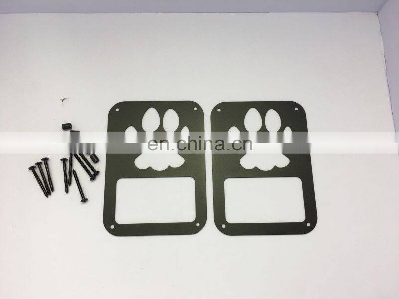 J216 for jeep for wrangler JK headlight taillight parking light bracket cover for Jeep grille