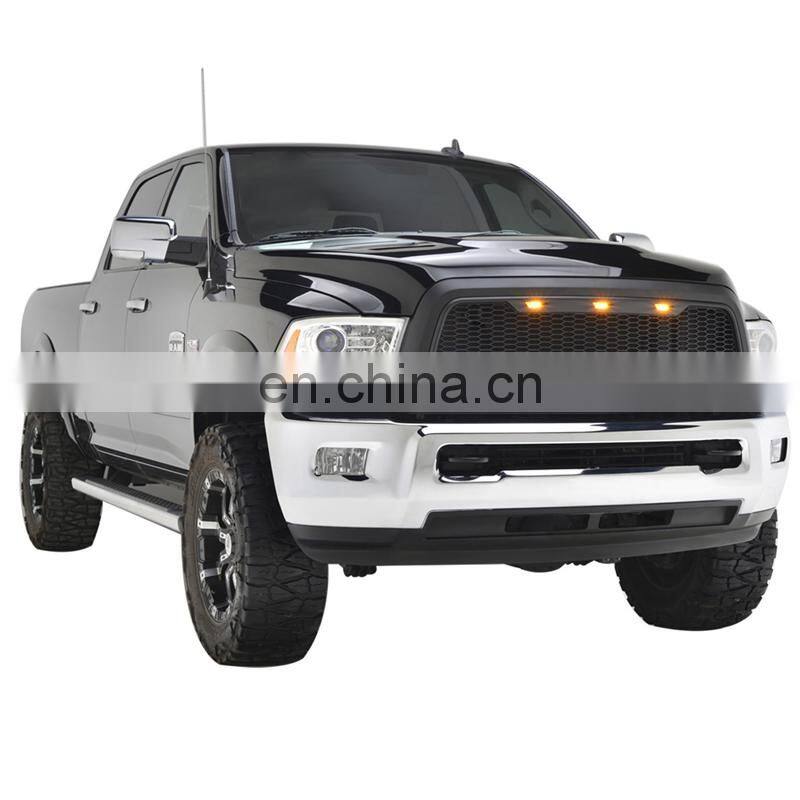 Manufacturer Offroad car grille with light black for Dodge Ram 2500 3500 2010-2012 4x4 accessories