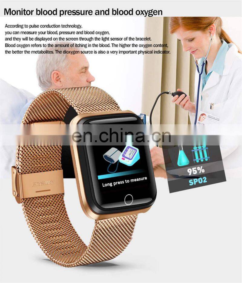 LIGE BW0063 Women Smart Watch Sport Bracelet IP67 Waterproof Heart Rate Monitor Watch Led