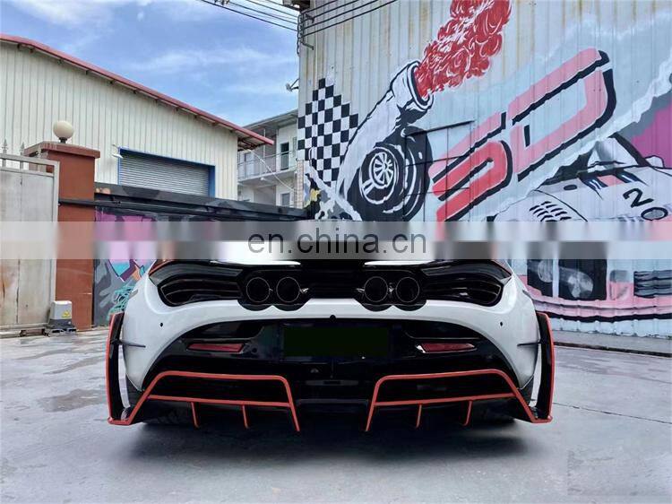 Runde Dry Carbon Fiber Kits For 16-19 Mclaren 720S Upgrade Mansory Style Body Kit Front Bumper Rear Bumper Side Skirts Fender