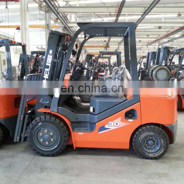 Forklift Gasoline 2.5 Tonne heli forklift cpqd25 with 4m mast for container