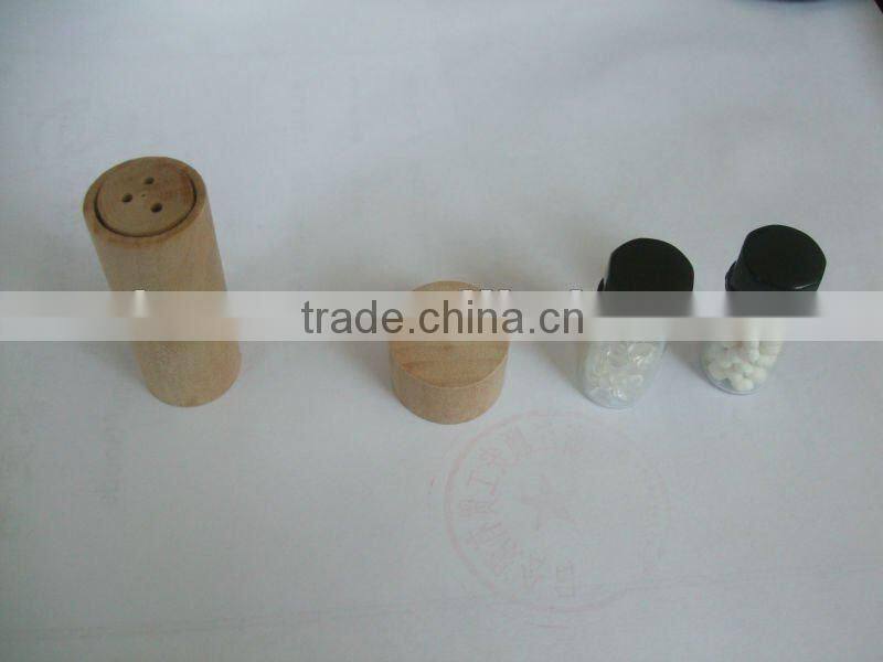 aroma beads set with wood