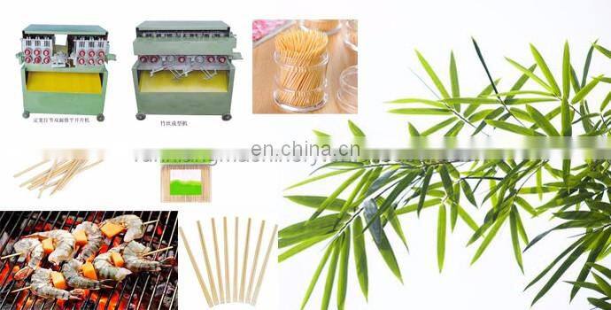 Full set automatic wooden bamboo stick making machine / wooden chopsticks toothpick machine