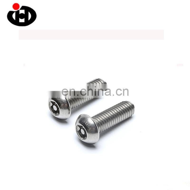 China sales of stainless steel anti-theft bolts rail outside five plum screws
