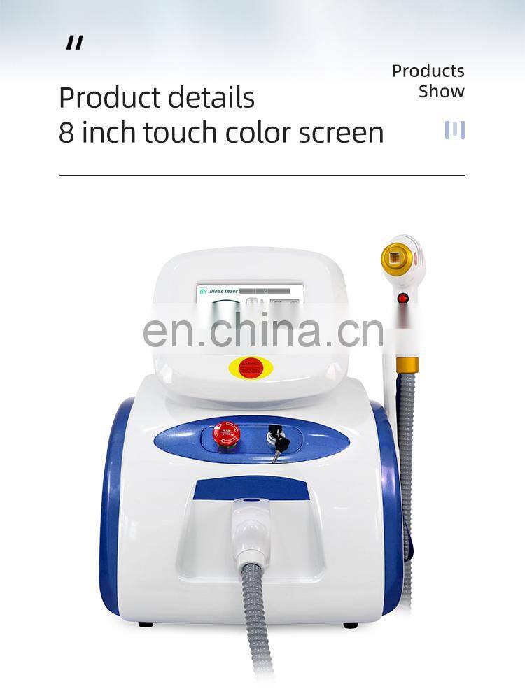 Mini 808NM Diode Lazer Hair Removal Machine Commercial Use