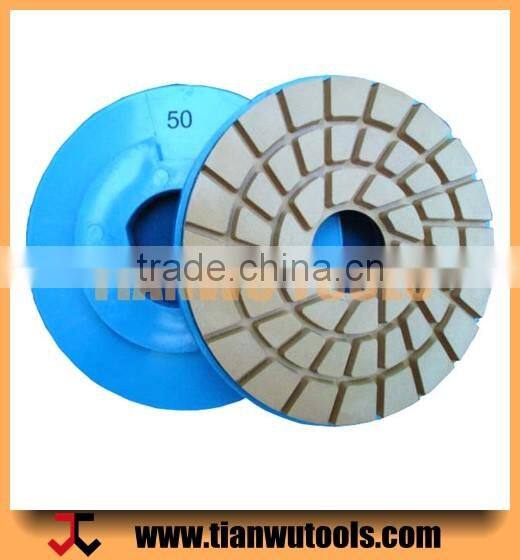 Resin diamond edge profiling tools for marble and granite