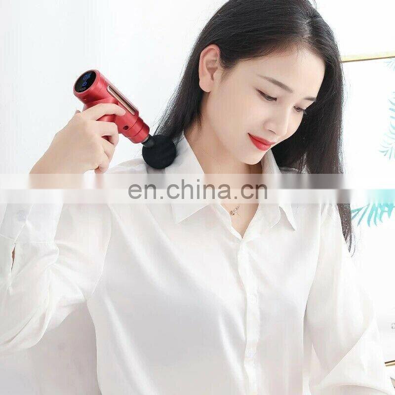 Portable Pocket Wireless Deep Muscle Body Fascia Percussion Mini Massage Gun For Home Gym