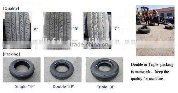High quality used car tyres for passenger cars supplied by a Japanese company