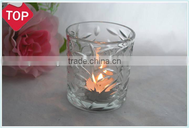 clear tealight candle ,decorative candle