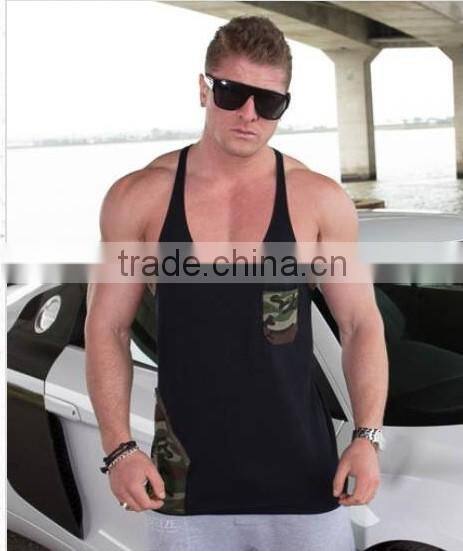 Stringer Vest Topselling Summer Cool customer Design Plain Tank Top Man's Vest Alibaba China Supplier