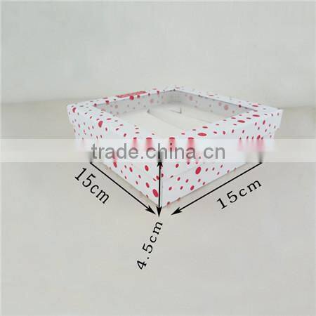 2014 new custom gifts & crafts cardboard box with clear window