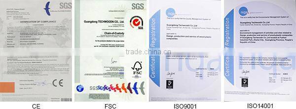 China supplier provided sheets for fencing WPC material