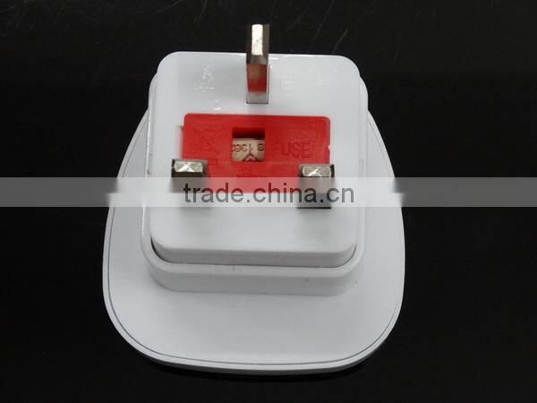 SAA Approved Best Price Big South Africa to UK travel adapter/Type G to Type M adapter plug/SAA travel adapter