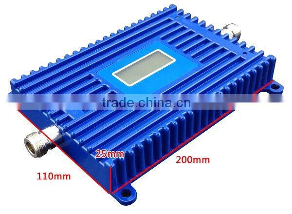 UMTS signal repeater AWS mobile signal booster 1700/2100mhz signal amplifier with Lcd display for home&office