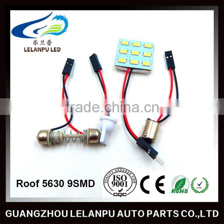 Roof 5630 9SMD Led Light Lamp Led Car T10 Led Festoon Lighting Car Roof Led Lights