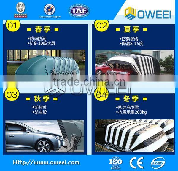 Solar power mobile car garage with CE