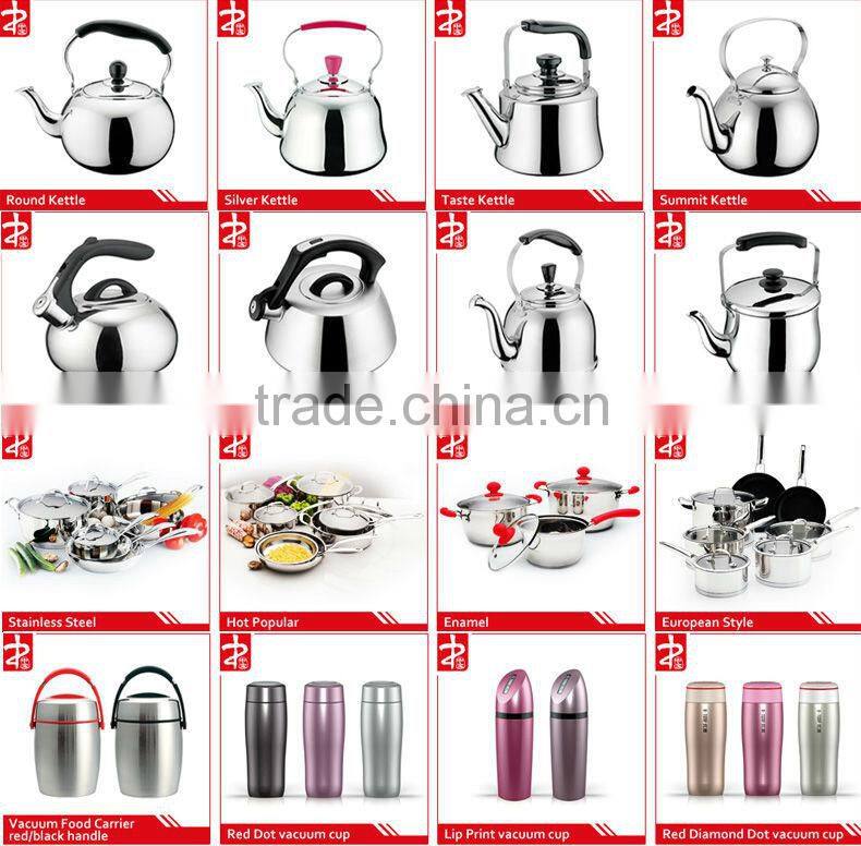 2014 High Quality Hot Sale Stainless Steel Double Tea Pot Kettle Set