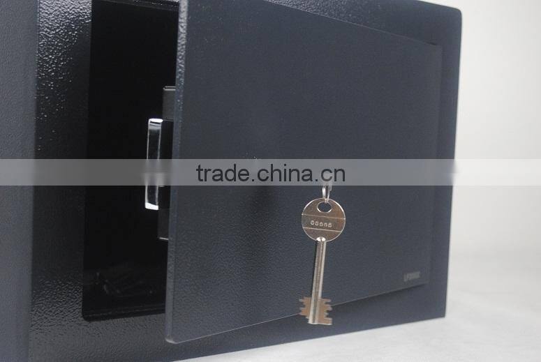 2014 Latest Cheap mechanical two key security safe box
