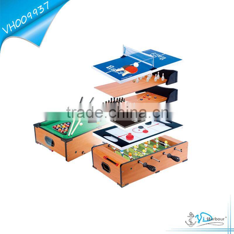 Latest multifunctional game table for kids(Soccer game table &billiards game table & Ice hockey game table&table tennis)