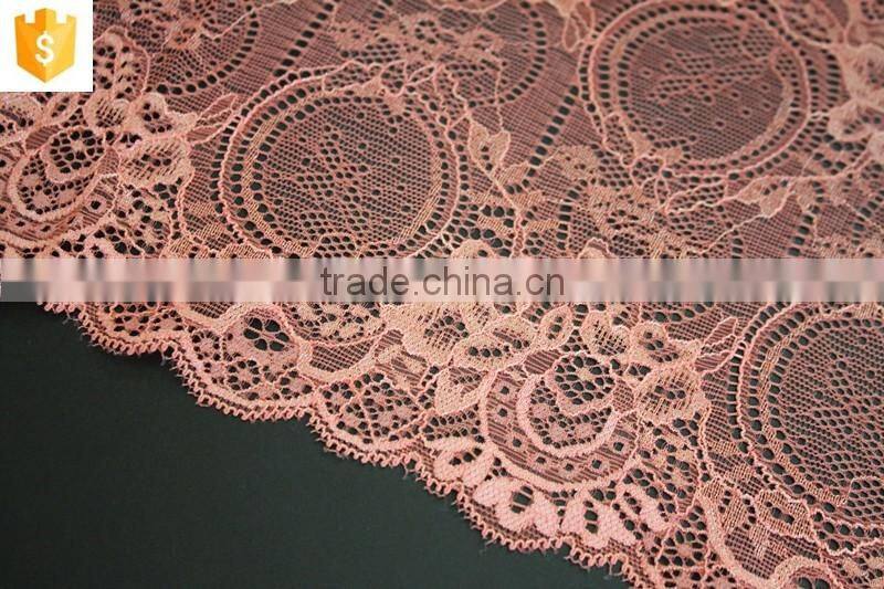 special design best quality breathable stretch french lace fabric for underwear bra