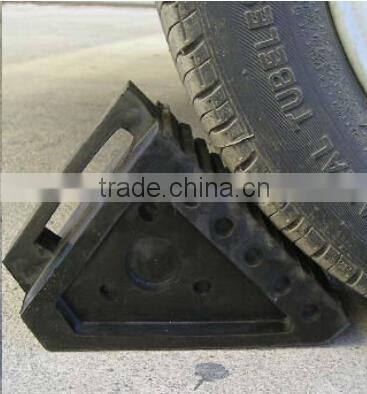 Non-Slip Reinforced Rubber Wheel Chock