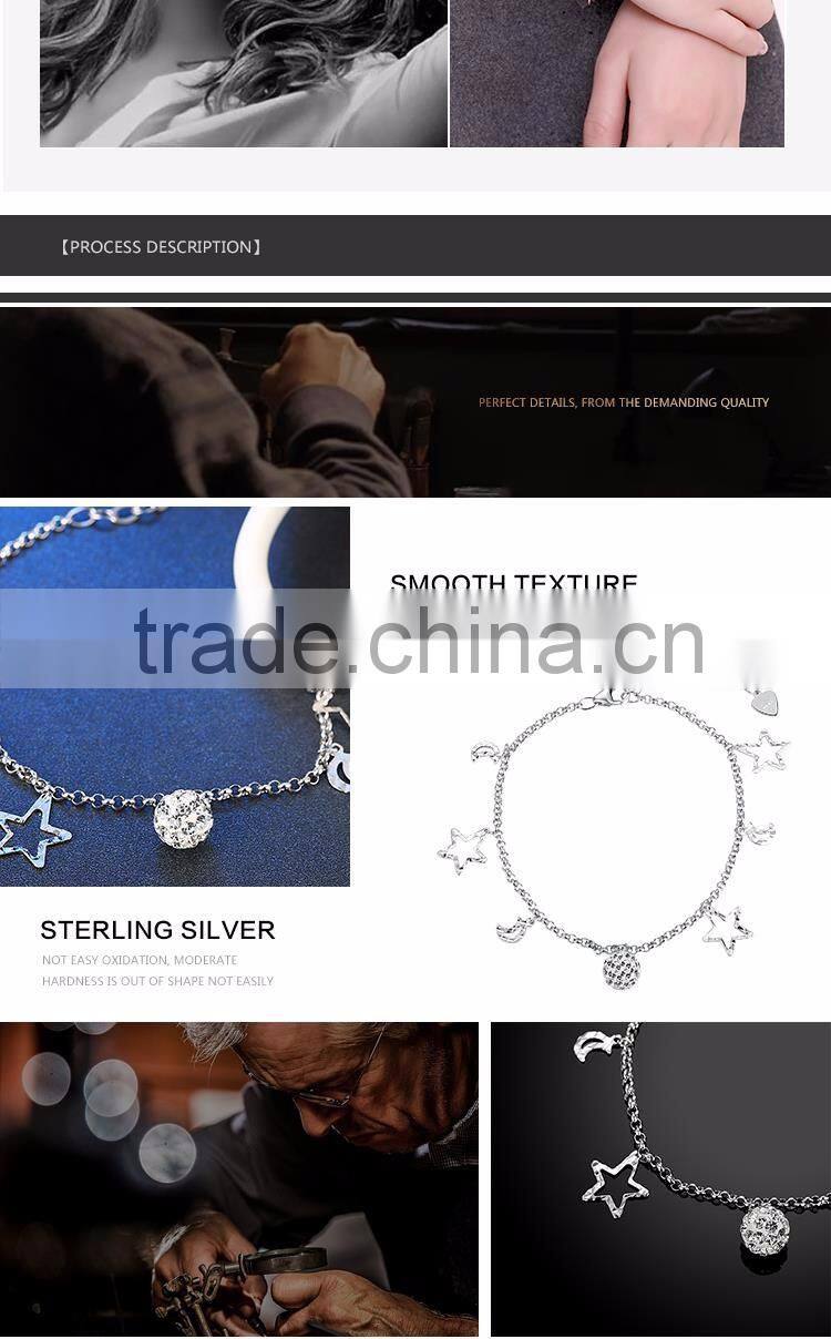 Cute DIY bracelet silver 925, Nice charm bracelet silver