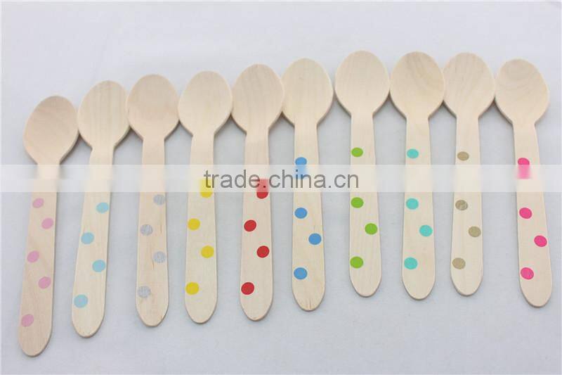 wood spoons Chinese style long handle coffee tea mixing spoon breakage-proof soup ladle kitchen tools