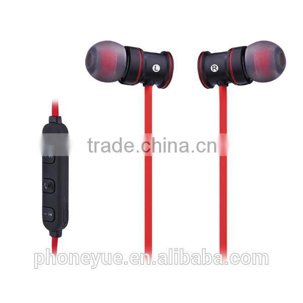 2016 latest products magnetic wireless bluetooth headset headphones for sport