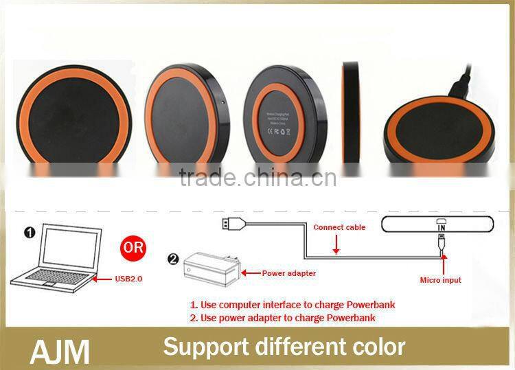 wirelss charger for handphone ,portable ,mini,long life recycle time