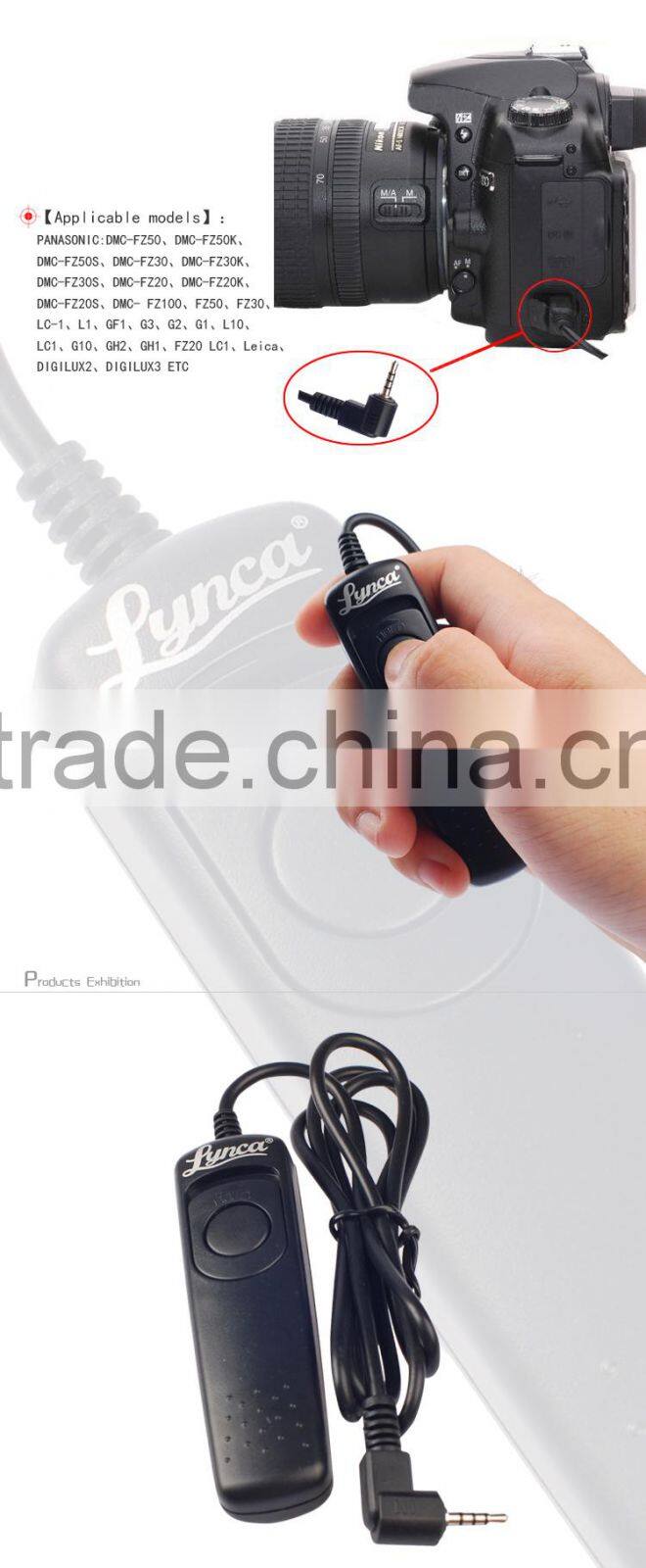 Professional camera equipment remote control for canon eos 5d mark ii