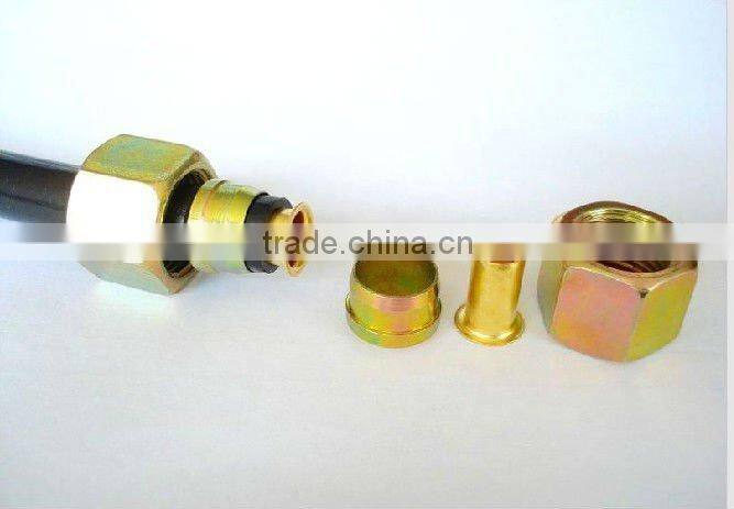 Iron three pieces connector fitting