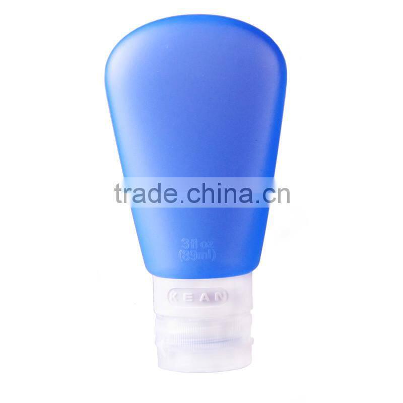 smal silicone travel empty cosmetic bottle