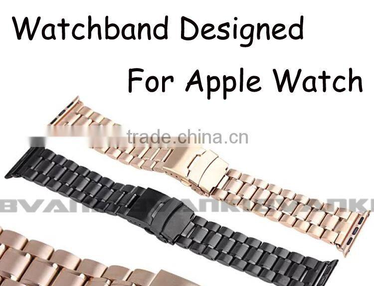 Alibaba New Arrival Wholesale Wrist Watch bands/Straps For Apple Watch,Cheap High Quality Stainless Steel Watch Band For iWatch