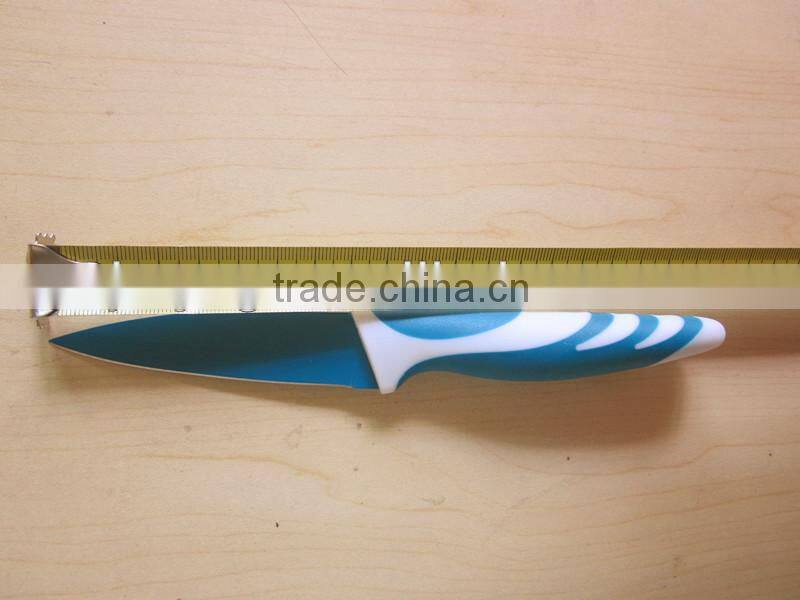 5 pcs titanium kitchen knife set